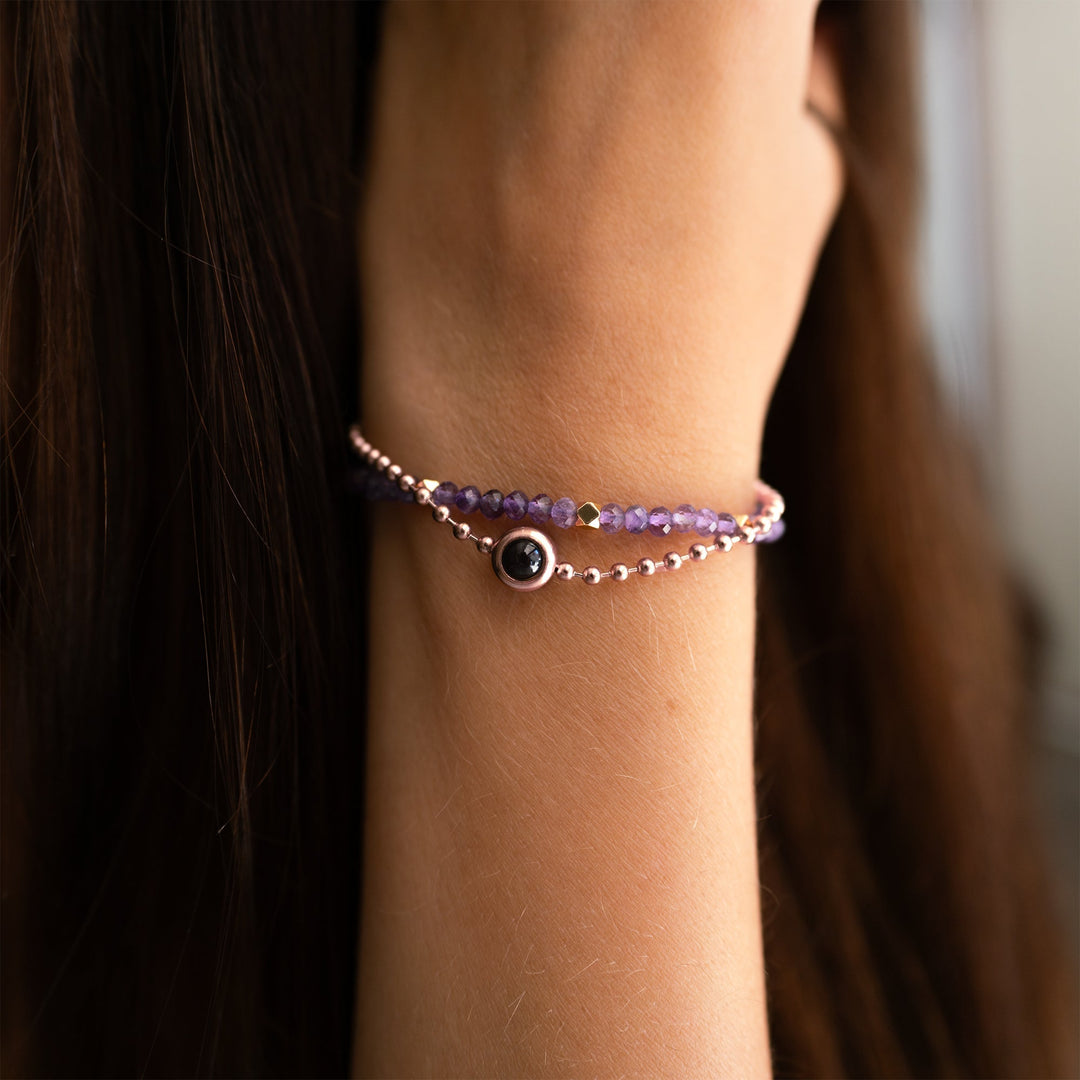 Pulsera con foto personalizada - Cristal