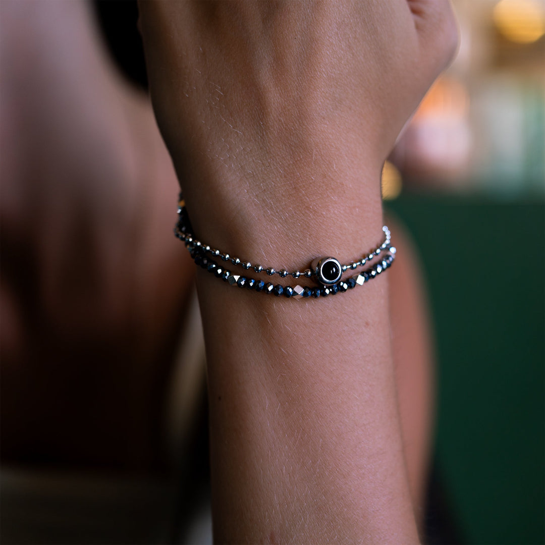 Pulsera con foto personalizada - Cristal