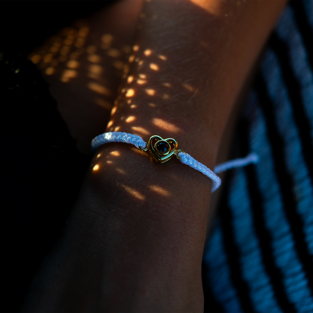 Pulsera con foto personalizada - Corazón