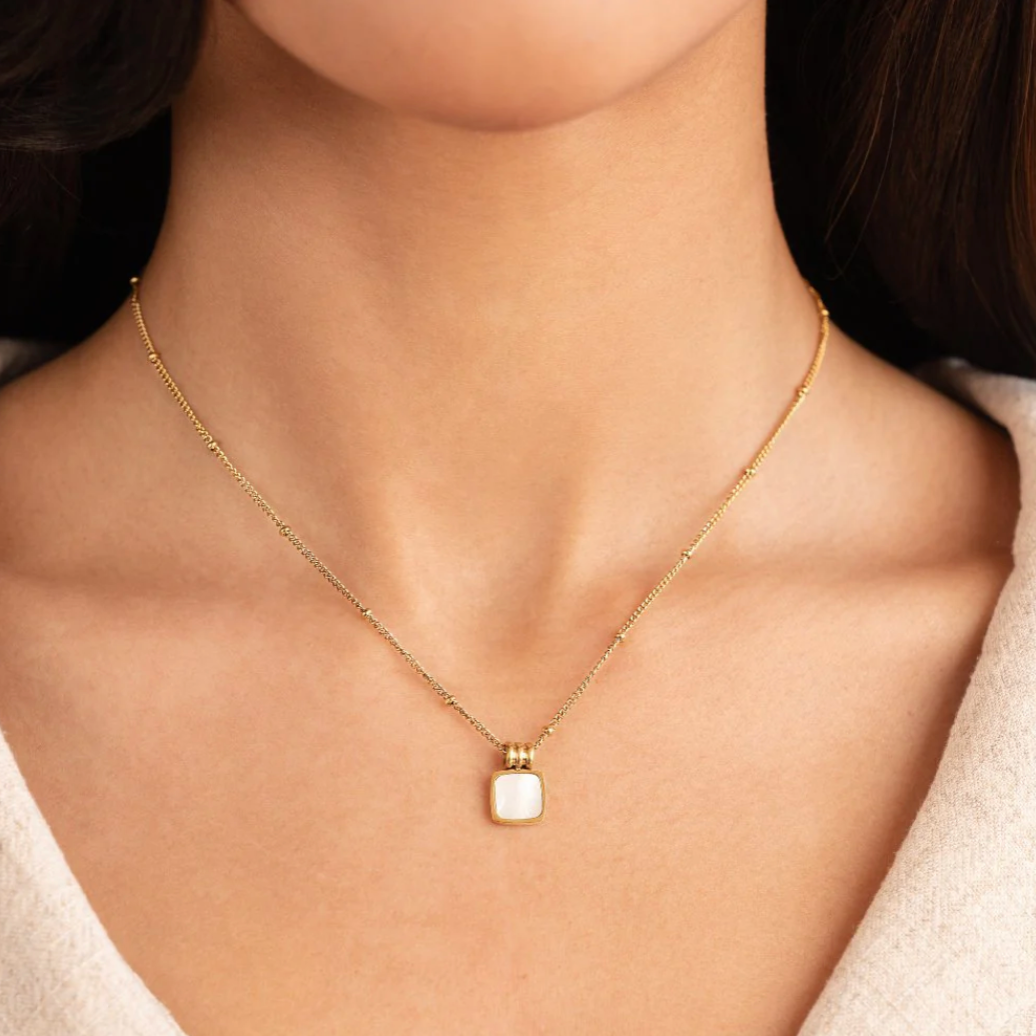 Conjunto Dorado con Nácar