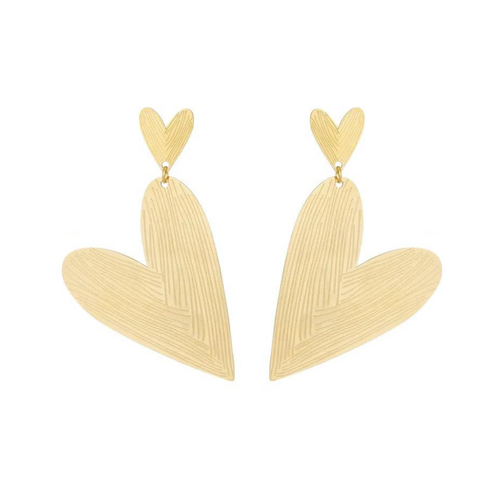 Cece – Pendientes largos dorados