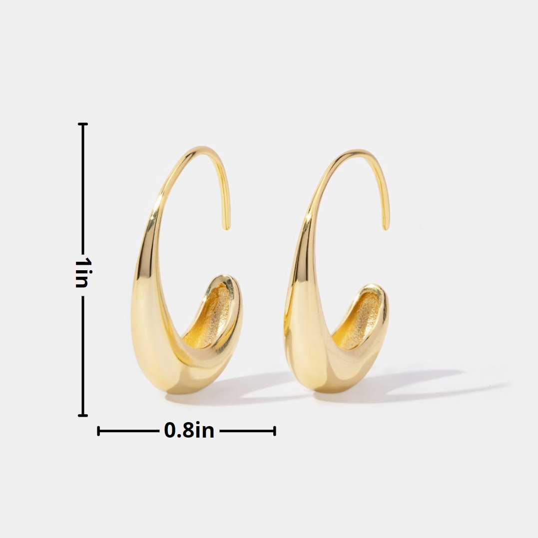 Cina – Aros con colgante en forma de gota
