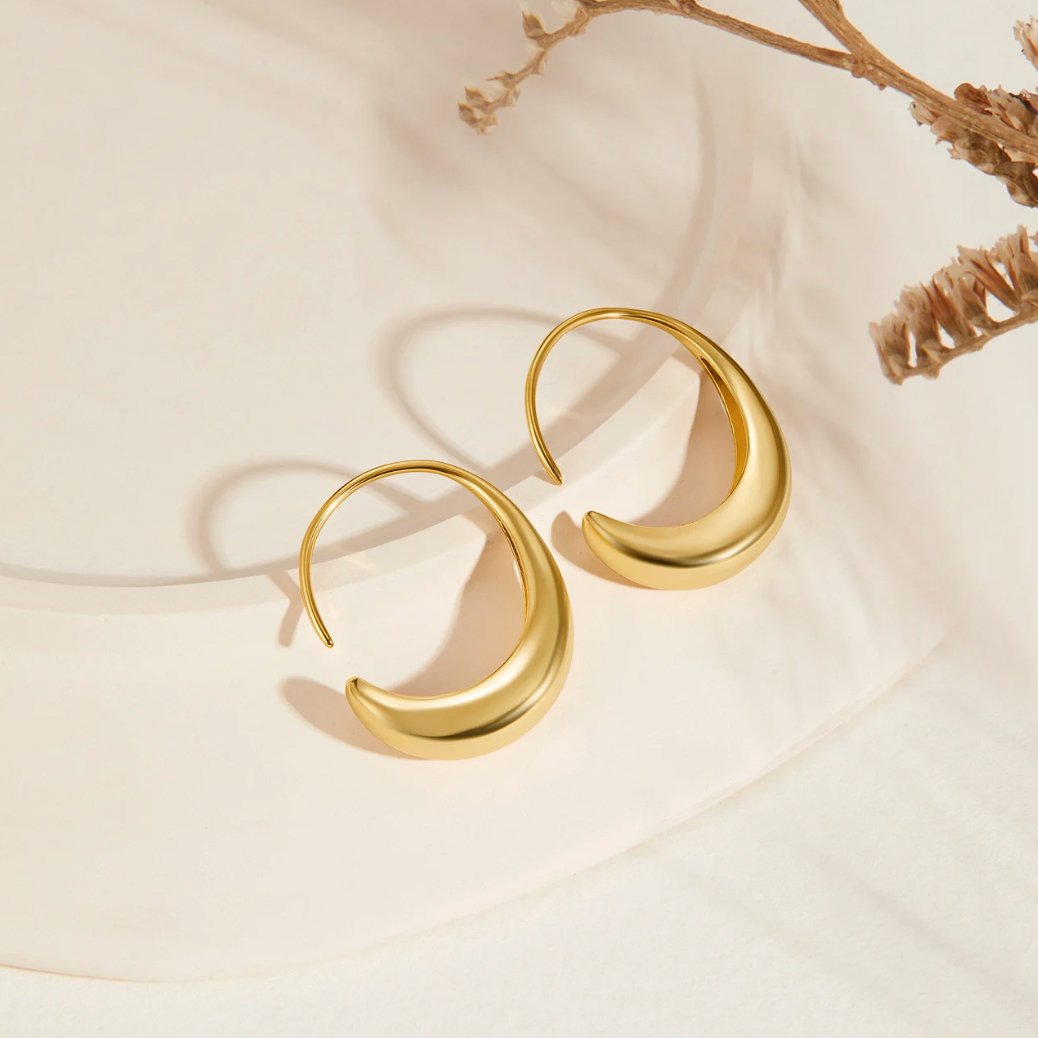 Cina – Aros con colgante en forma de gota