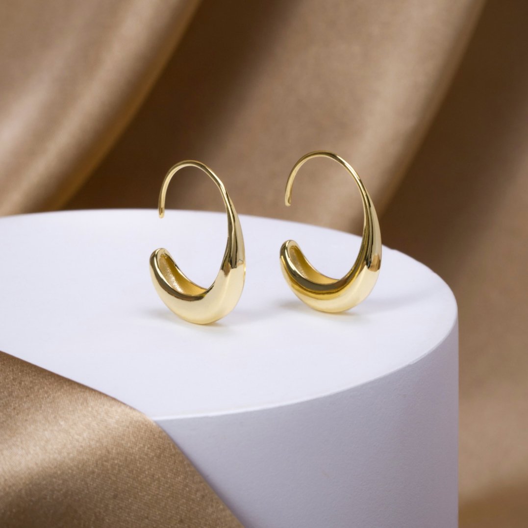 Cina – Aros con colgante en forma de gota