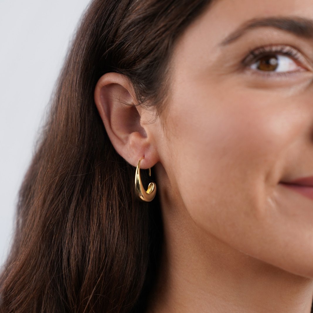 Cina – Aros con colgante en forma de gota