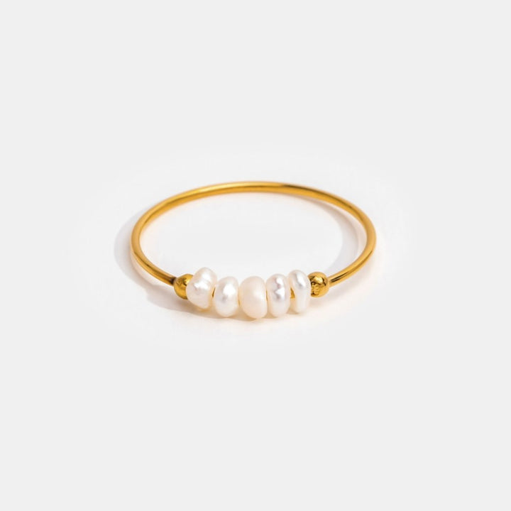 Grace – Anillo de perla de agua dulce elegante