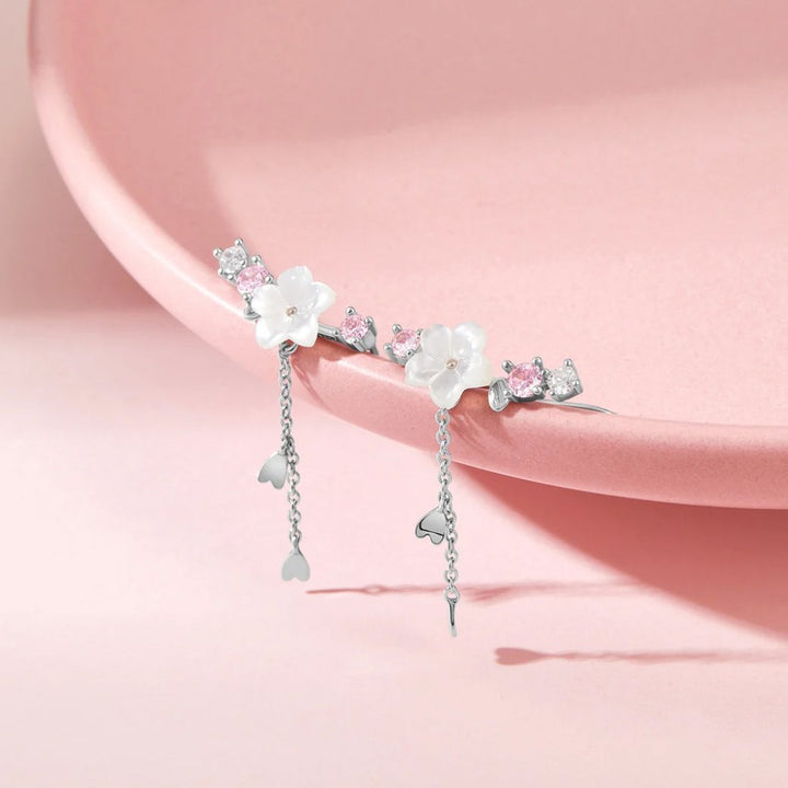 Pendientes flor de cerezo – Diseño delicado y femenino