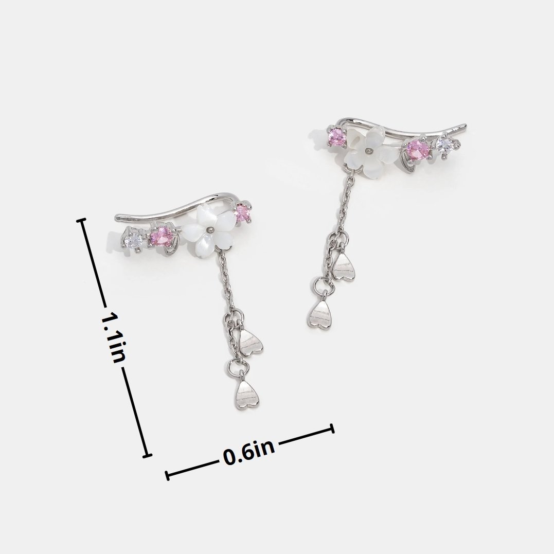 Pendientes flor de cerezo – Diseño delicado y femenino