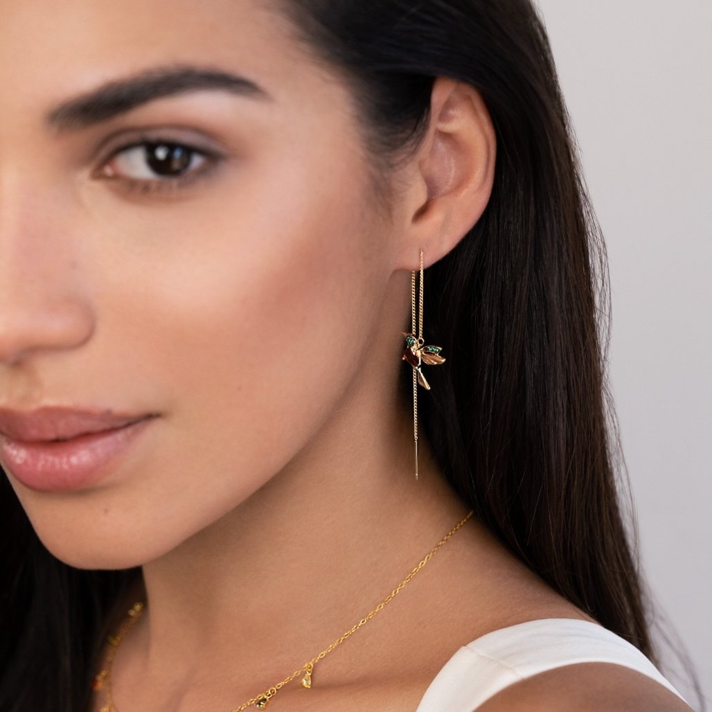 Pendientes de colibrí – Diseño chic y delicado