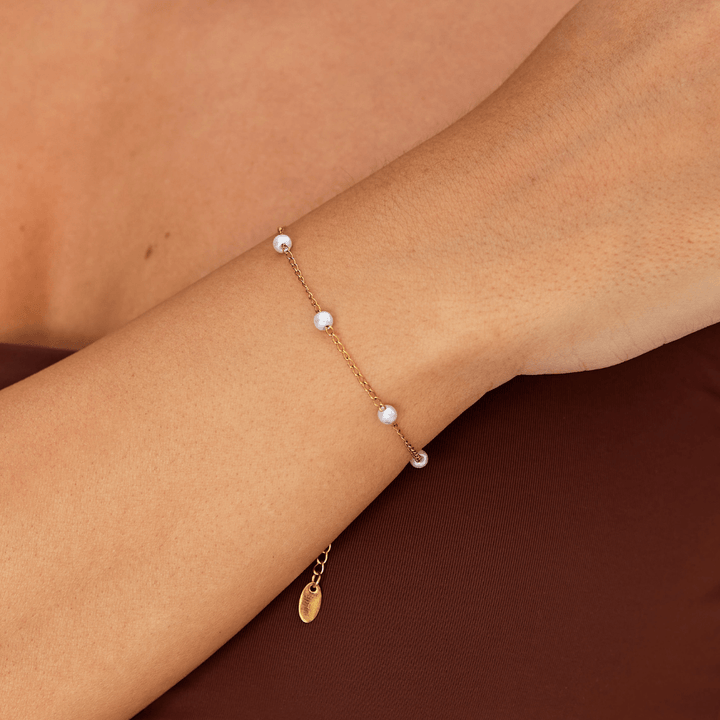 Nura – Pulsera con perlas naturales de agua dulce