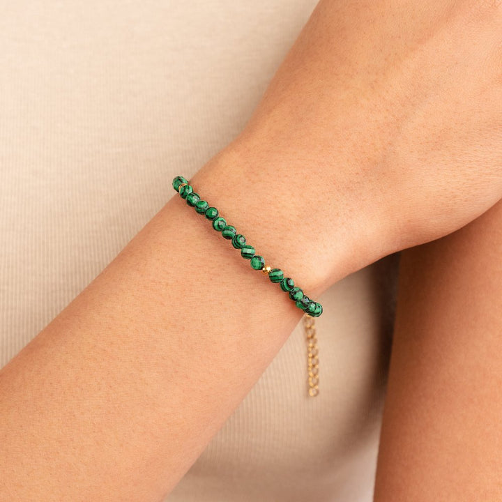 Esmeralda – Pulsera con cuentas verdes