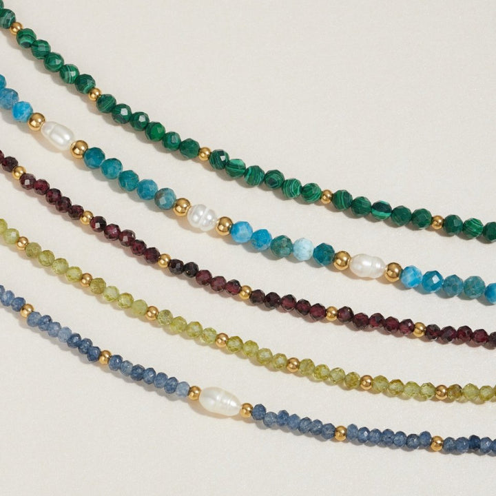 Esmeralda – Pulsera con cuentas verdes