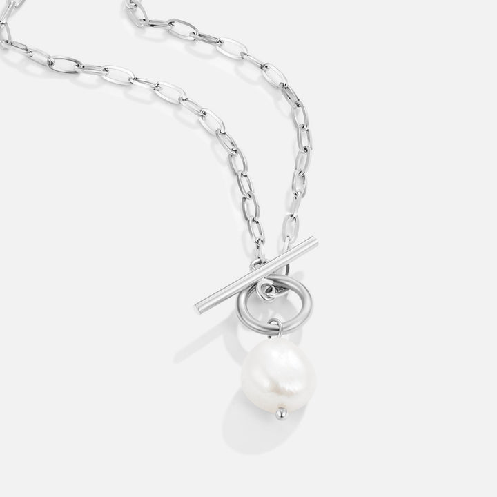 Eva – Collar de perlas de agua dulce en plata