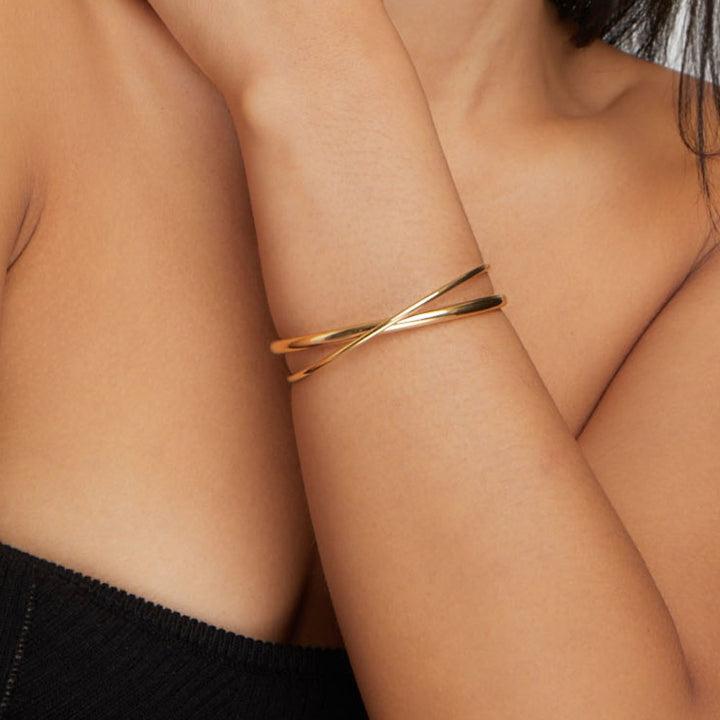 Pulsera de Oro Trenzado