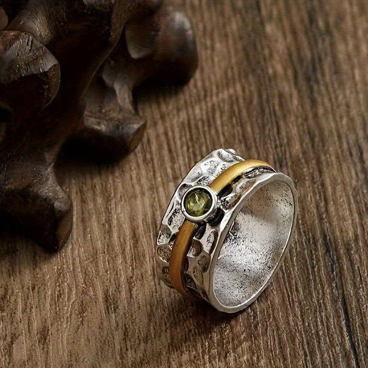 Vera – Anillo Elegante con Circonita Verde