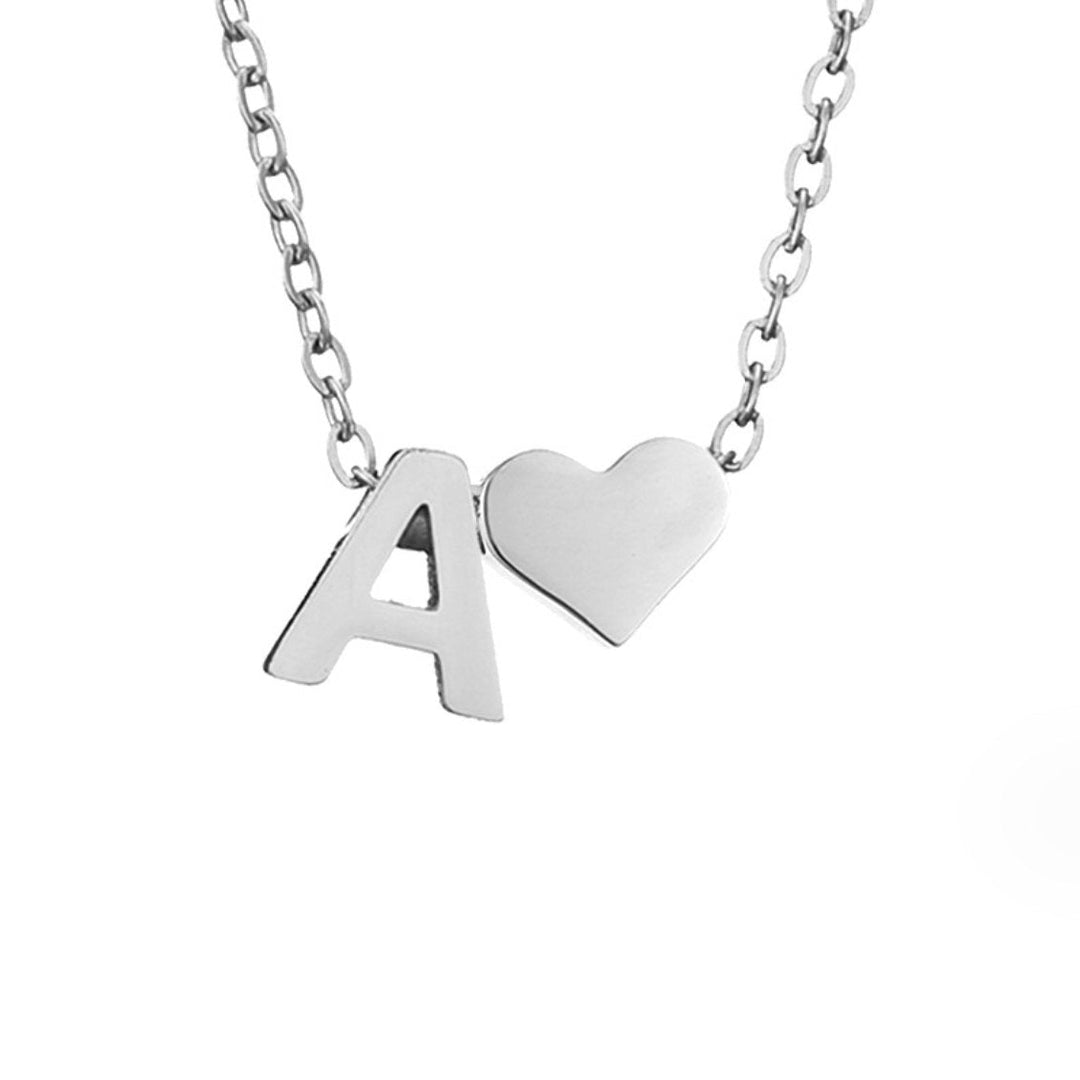 Amor eterno – Collar de plata con sobre y corazón