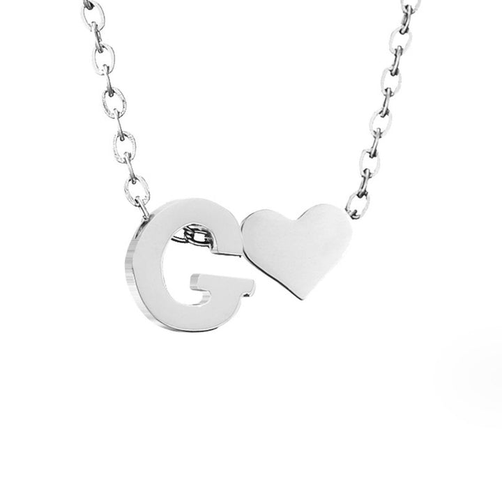 Amor eterno – Collar de plata con sobre y corazón