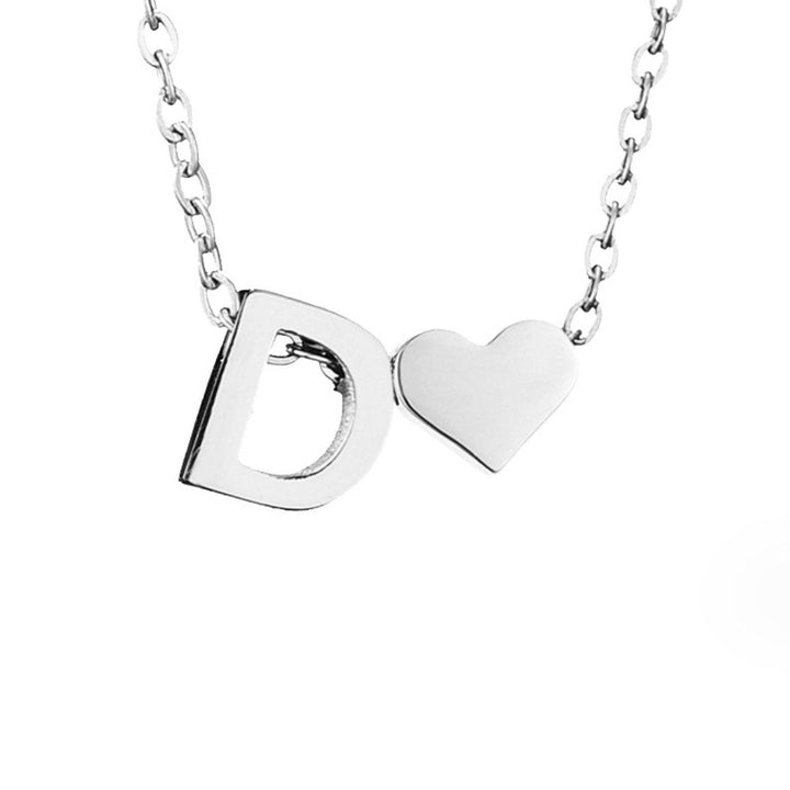 Amor eterno – Collar de plata con sobre y corazón