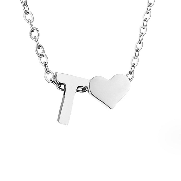 Amor eterno – Collar de plata con sobre y corazón