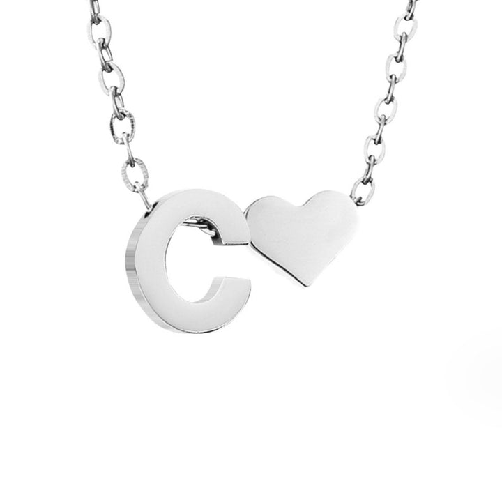 Amor eterno – Collar de plata con sobre y corazón