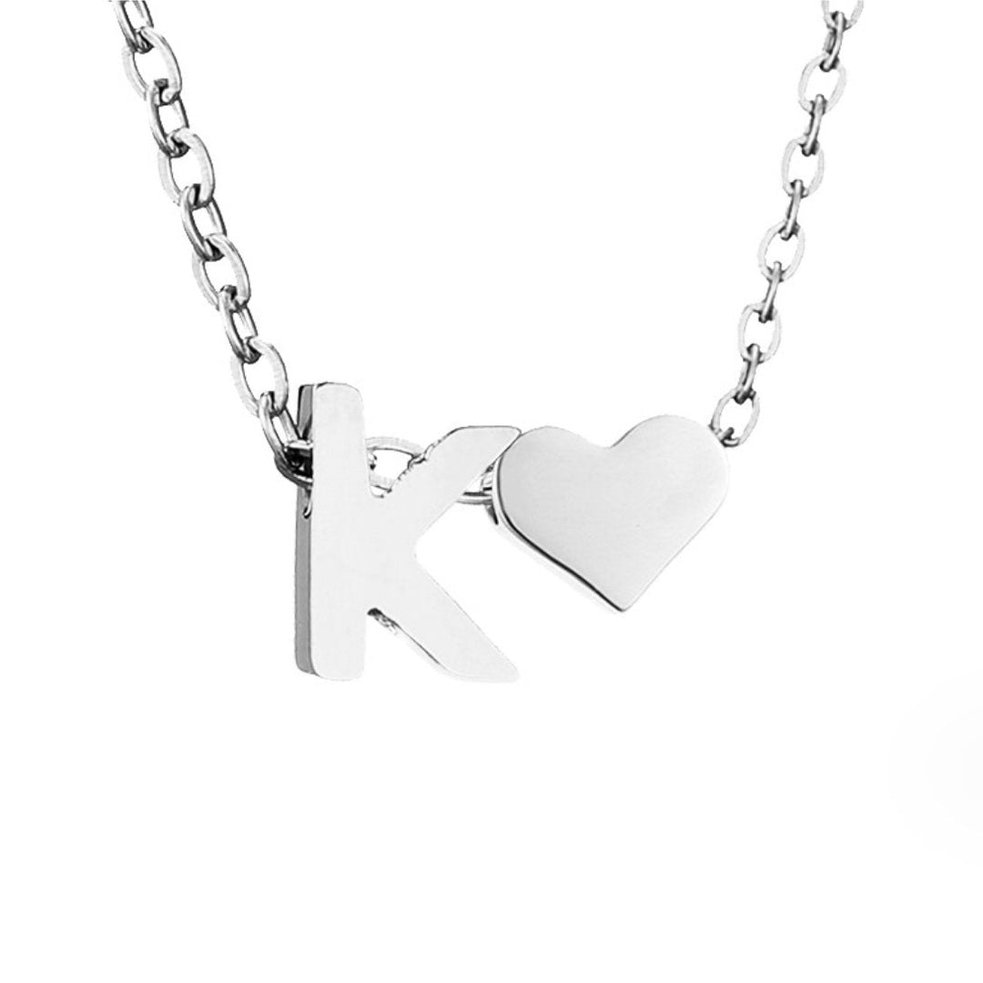 Amor eterno – Collar de plata con sobre y corazón