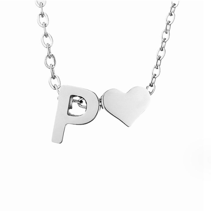Amor eterno – Collar de plata con sobre y corazón