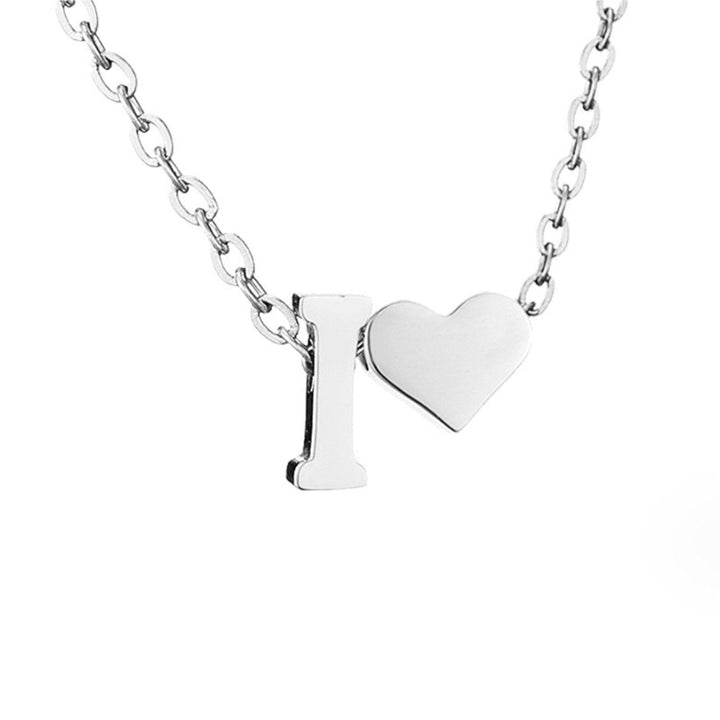 Amor eterno – Collar de plata con sobre y corazón