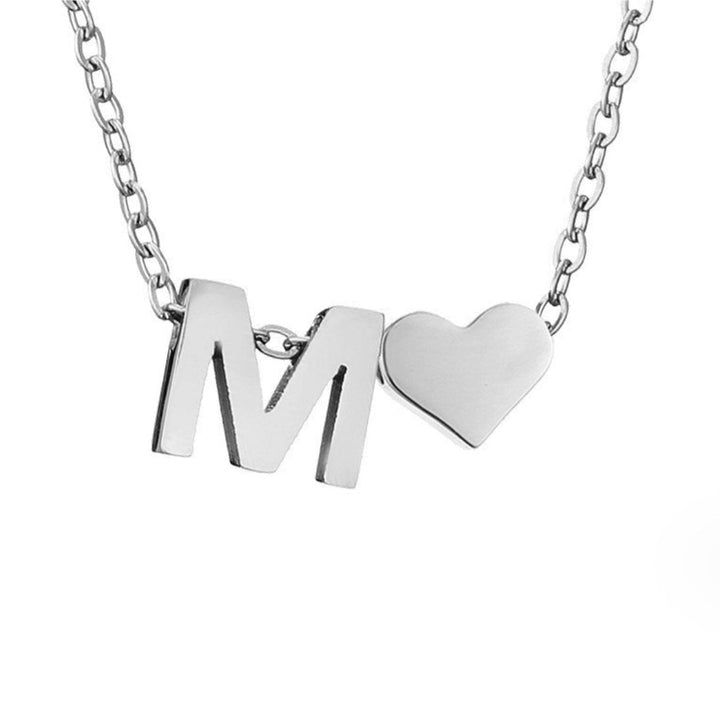 Amor eterno – Collar de plata con sobre y corazón