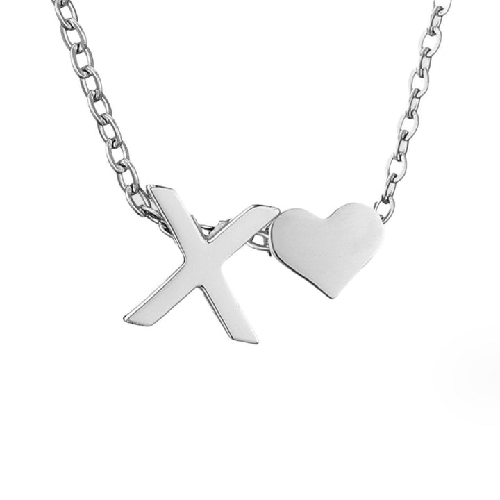Amor eterno – Collar de plata con sobre y corazón