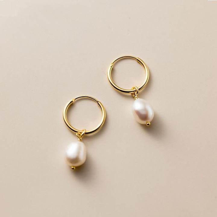 Bella – Pendientes elegantes con perlas de agua dulce