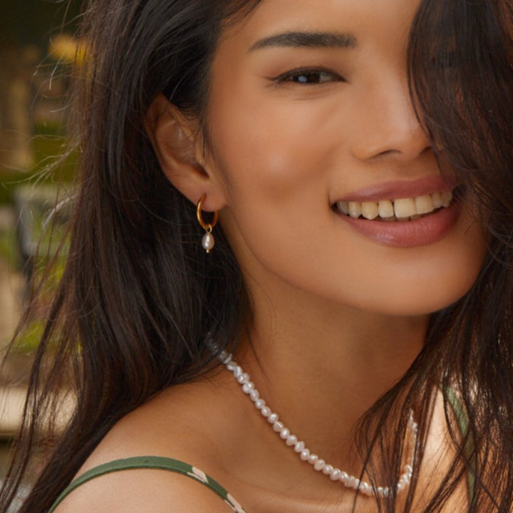Bella – Pendientes elegantes con perlas de agua dulce