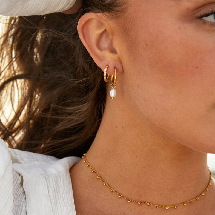 Bella – Pendientes elegantes con perlas de agua dulce