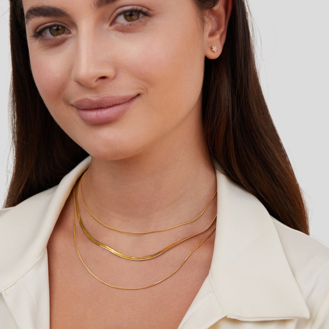 Collar de Oro con Múltiples Capas