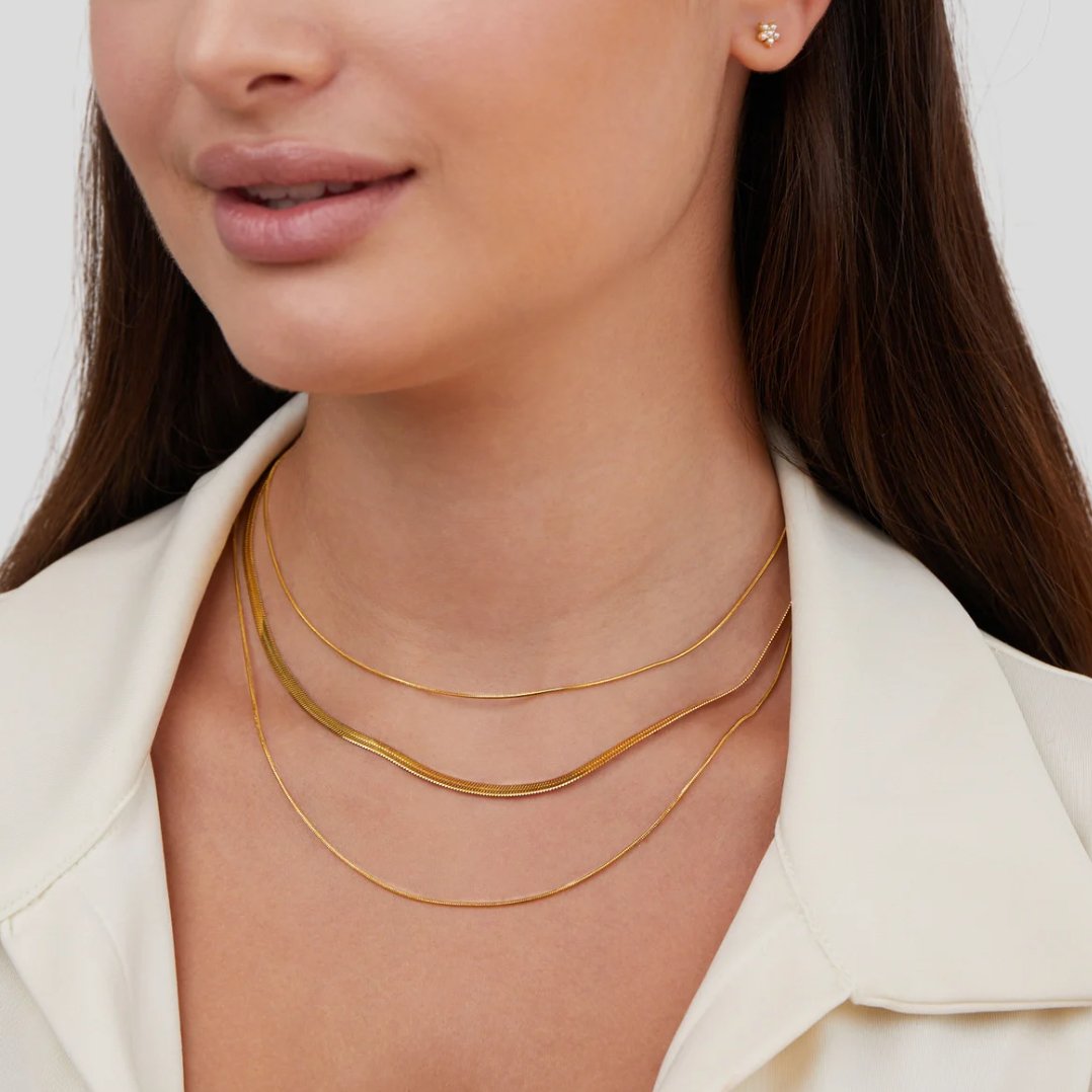 Collar de Oro con Múltiples Capas