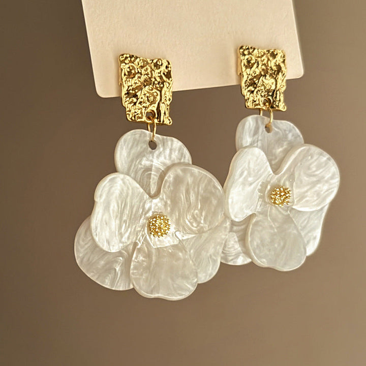 Diseño floral – Pendientes bohemios con flores