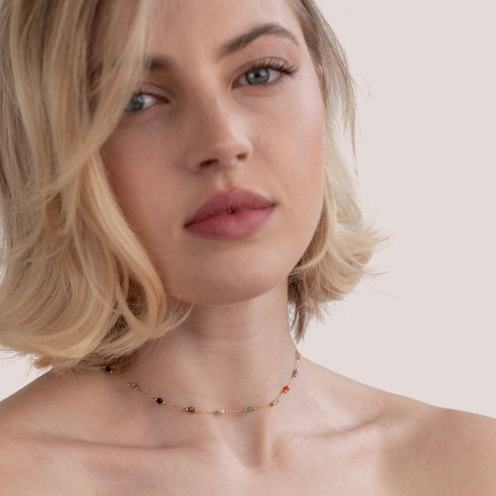 Collar con Piedra Natural