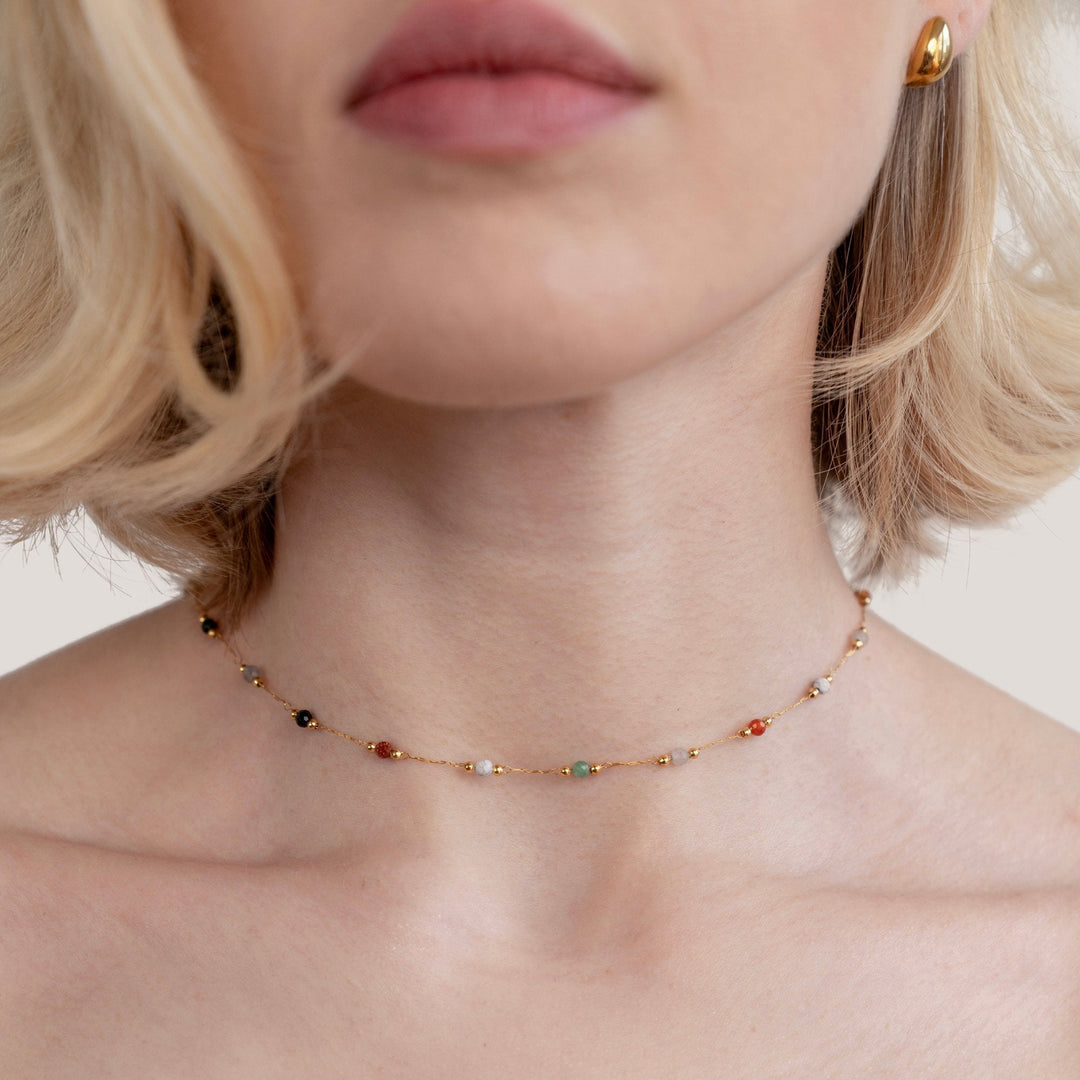 Collar con Piedra Natural