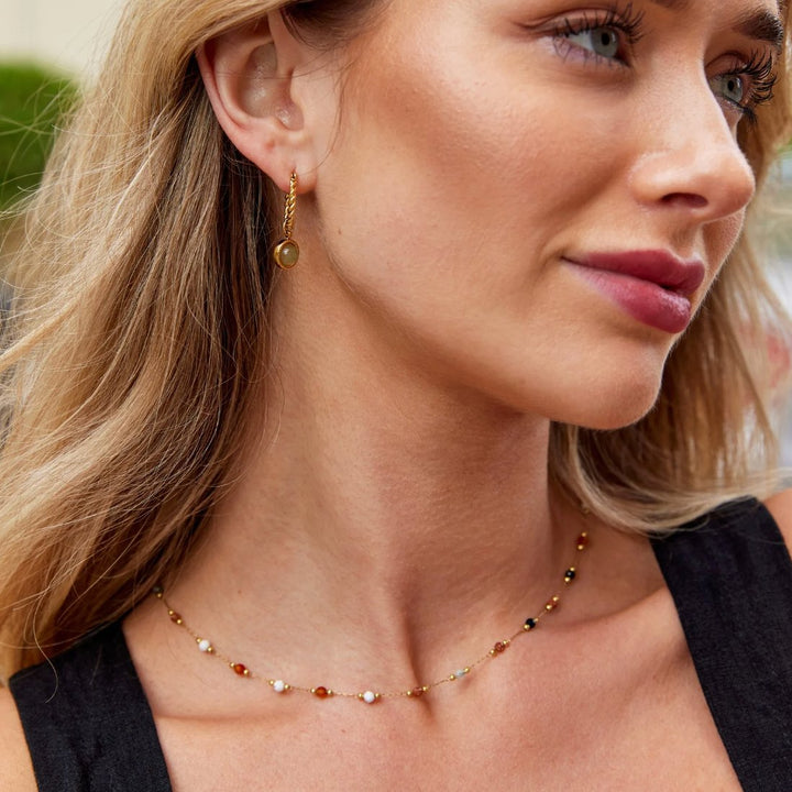 Collar con Piedra Natural