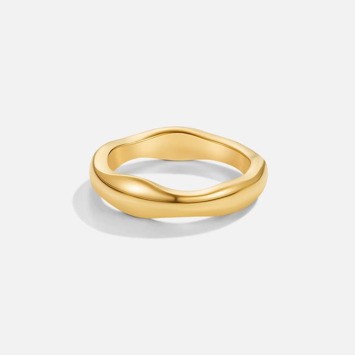 Shine – Set de anillos con diseño de olas