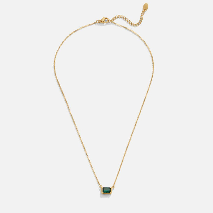 Collar con Esmeralda Verde
