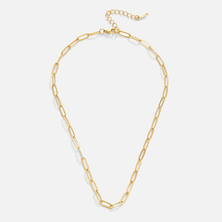 Collar de Oro con Eslabón de Clip