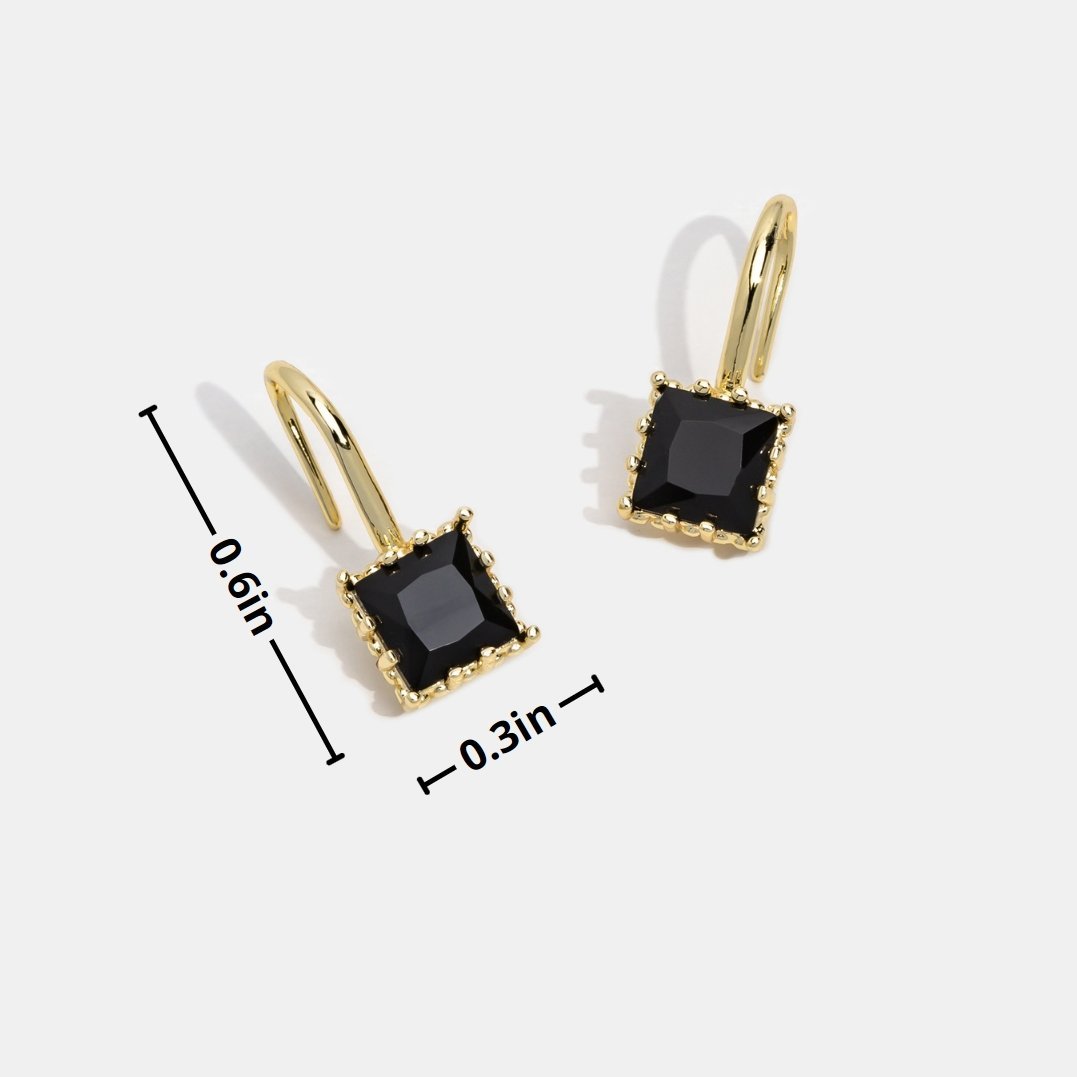 Wunder – Pendientes de gota con cristal brillante