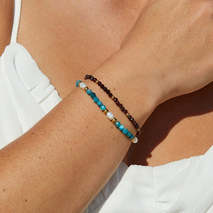 Rubí – Pulsera con cuentas rojas