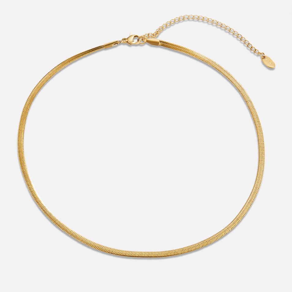 Collar de Oro con Cadena Serpiente