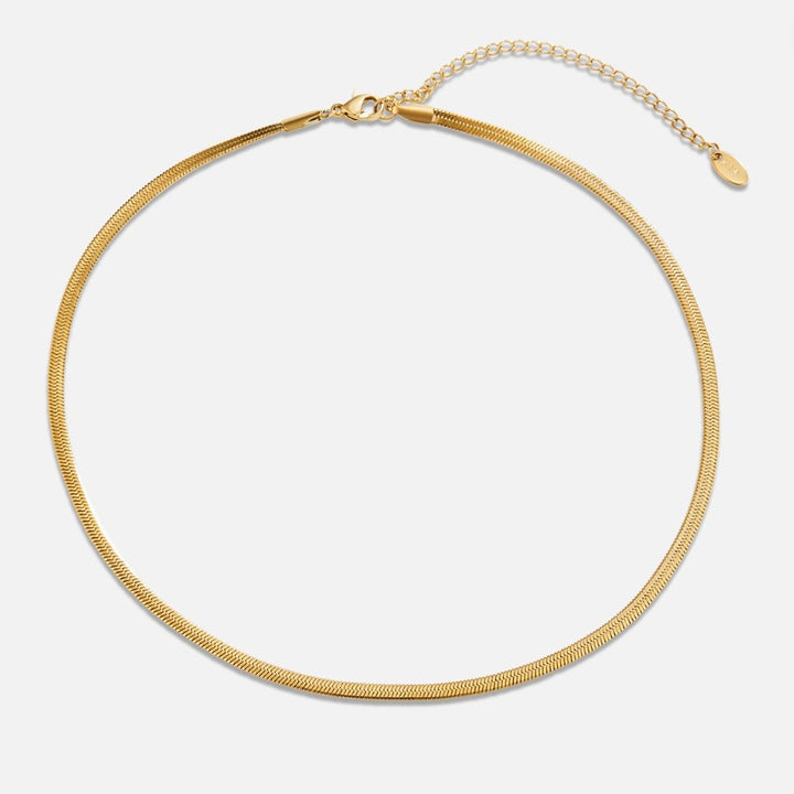Collar de Oro con Cadena Serpiente