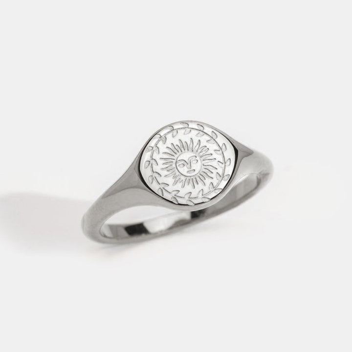 Anillo Solsticio – Magia de verano en plata